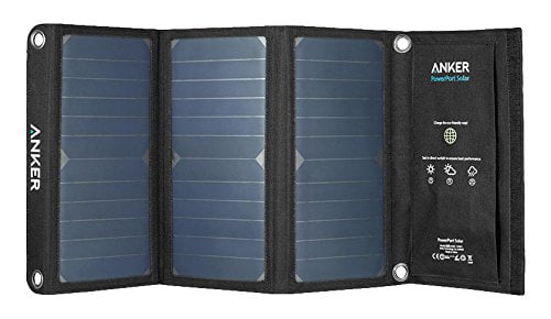 Anker PowerPort Solar as one of the essential camping gear 
